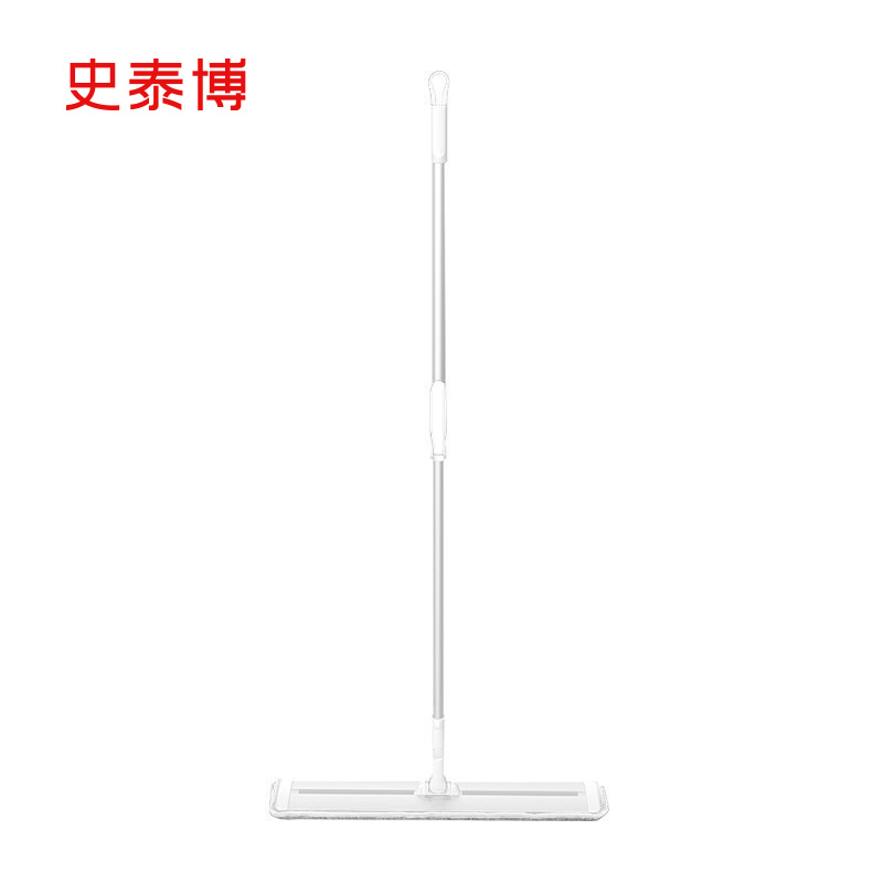 史泰博 YC-06 可移行平板拖把送多功能刮刀 面板60cm*9cm 白色 (单位:把)