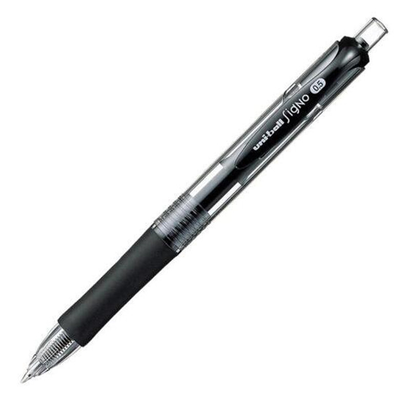 三菱 UMN-152 按压式中性笔 0.5mm 黑色 12支/盒 （笔芯UMR-85）按盒销售