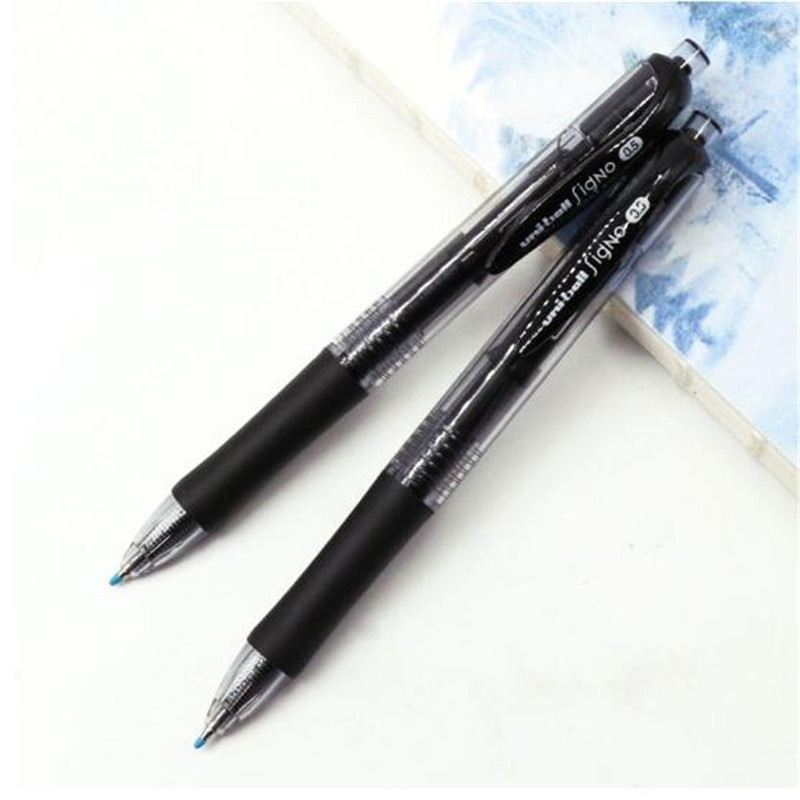 三菱 UMN-152 按压式中性笔 0.5mm 黑色 12支/盒 （笔芯UMR-85）按盒销售