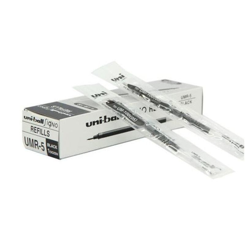 三菱 UMR-5 水笔芯 0.5mm 黑色按盒销售
