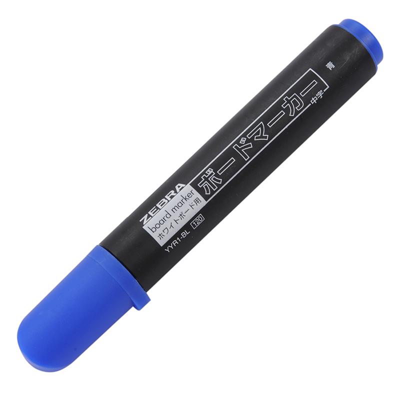 斑马 YYR1-BL 白板笔 粗嘴 蓝色 10支/盒按支销售