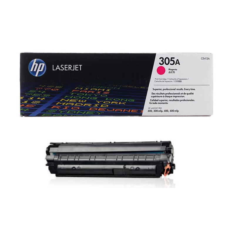 惠普 CE413A 硒鼓 305A 品红色 1支 2600页 适用M351a/M451/M375/M475系列按支销售