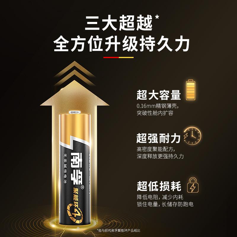 南孚 LR6 碱性电池 5号、 12粒/卡按（卡）销售