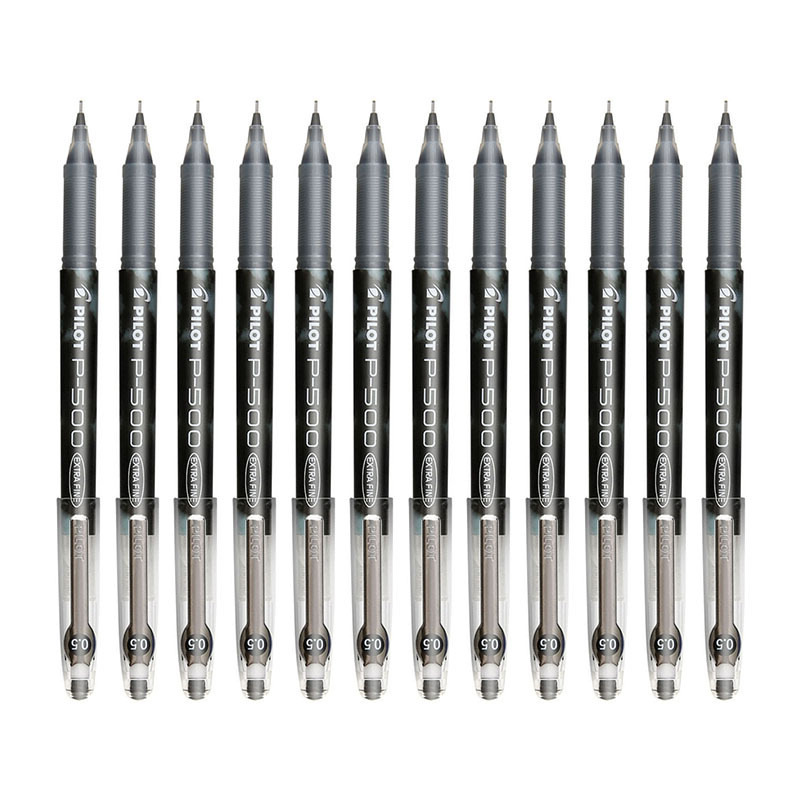 百乐 BL-P50 P500啫喱笔 0.5MM 黑色 12支/盒按盒销售