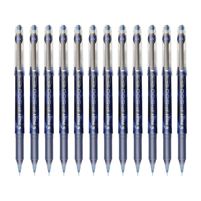 百乐 BL-P50-L 插盖式中性笔 0.5mm 12支/盒 蓝色按盒销售
