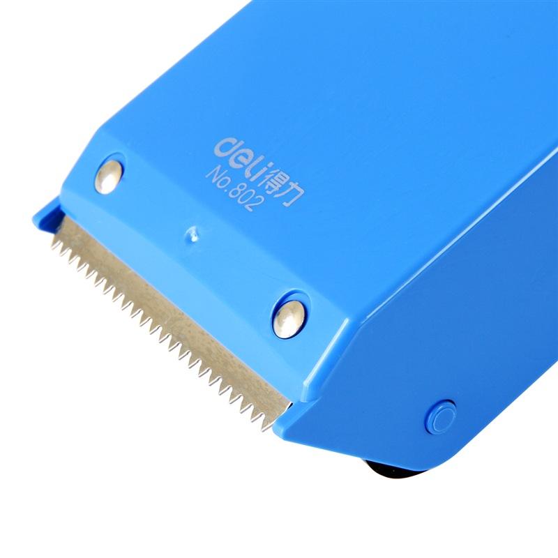 得力 802 封箱器 (适用胶带宽度60mm） 随机色按（只）销售