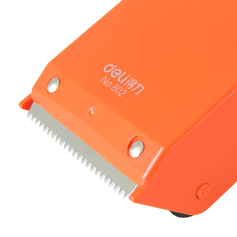 得力 802 封箱器 (适用胶带宽度60mm） 随机色按（只）销售