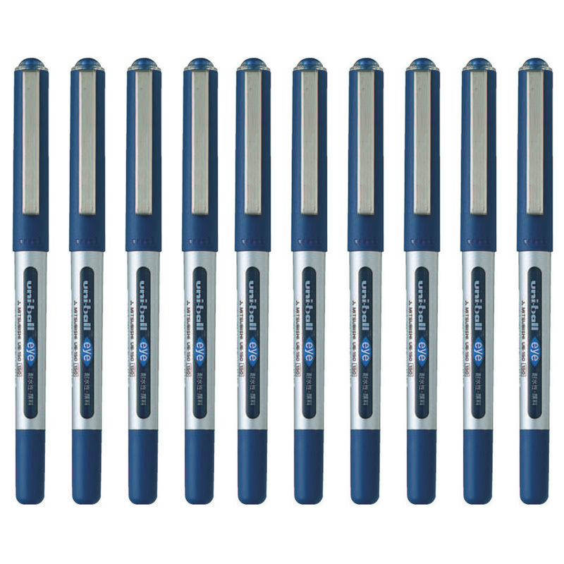 三菱 UB-150 透视耐水性中性笔 透视耐水性 蓝色 10支/盒按支销售