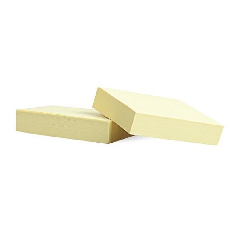 3M 653-2PK 报事贴 38*51mm 黄色 100页/包按包销售