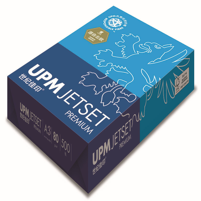 世纪佳印 A3 80g 复印纸 500张/包 5包/箱 白色按箱销售