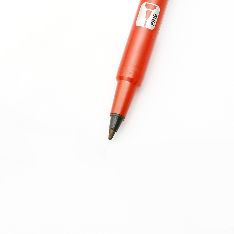 百乐 SCA-TM-R 油性双头记号笔 线幅1.0mm/2.0mm 红色 12支/盒按支销售