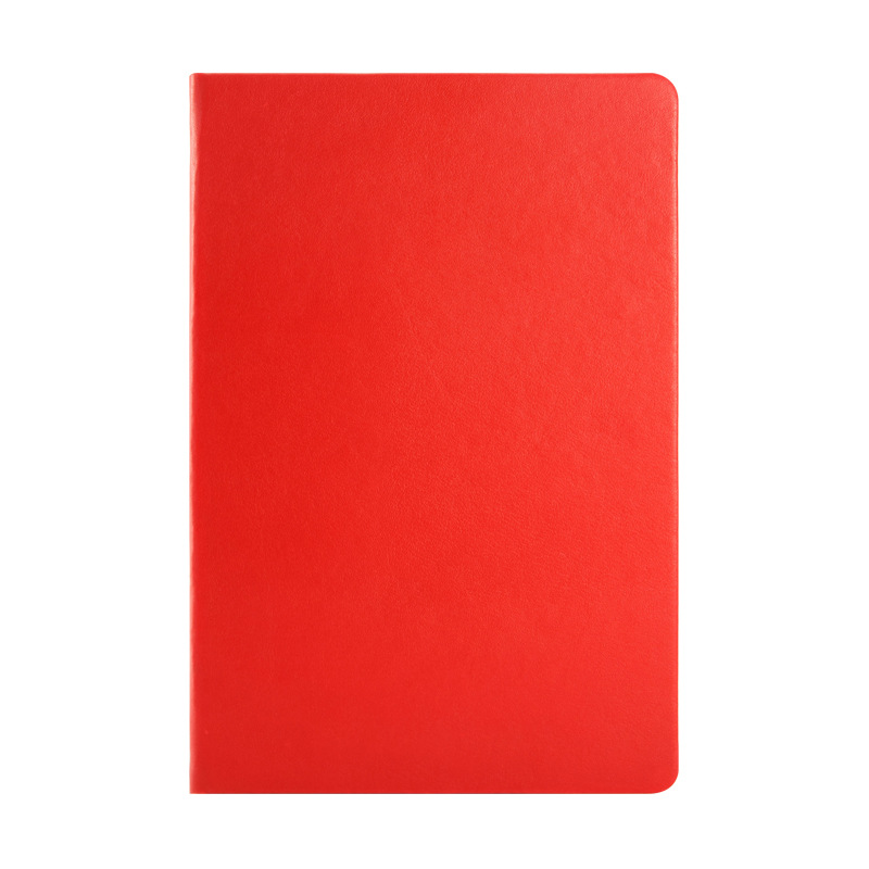 史泰博 平装 仿皮笔记本 25K,80页 红色 1本按本销售