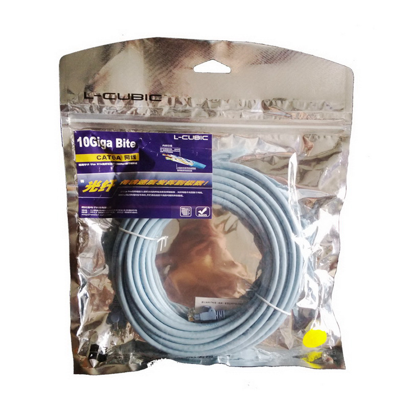 酷比客 LCLN6ARRBU-3M 超六类网线 纯铜千兆 非屏蔽八芯双绞线 3米 蓝色按（条）销售