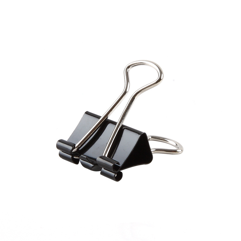 齐心 B3627 强力长尾票夹 3#32mm 黑色 24只/筒按（筒）销售