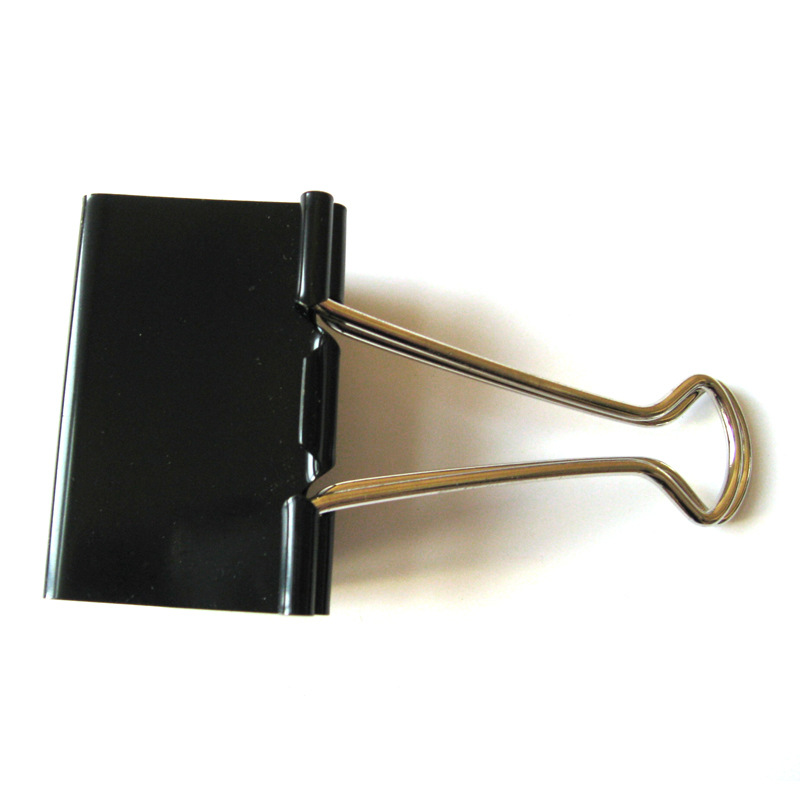 齐心 B3627 强力长尾票夹 3#32mm 黑色 24只/筒按（筒）销售