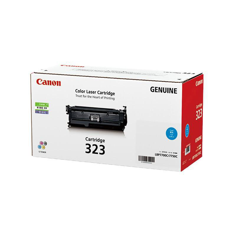 佳能 CRG 323 C 硒鼓 8500页 青色 1支 适用CANONLBP-7750CDN/8500页按支销售