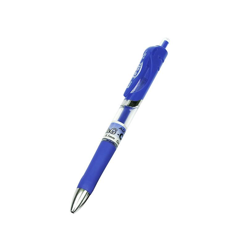晨光 K35 按压式中性笔 0.5mm 蓝色 12支/盒 （替换芯G-5）按支销售