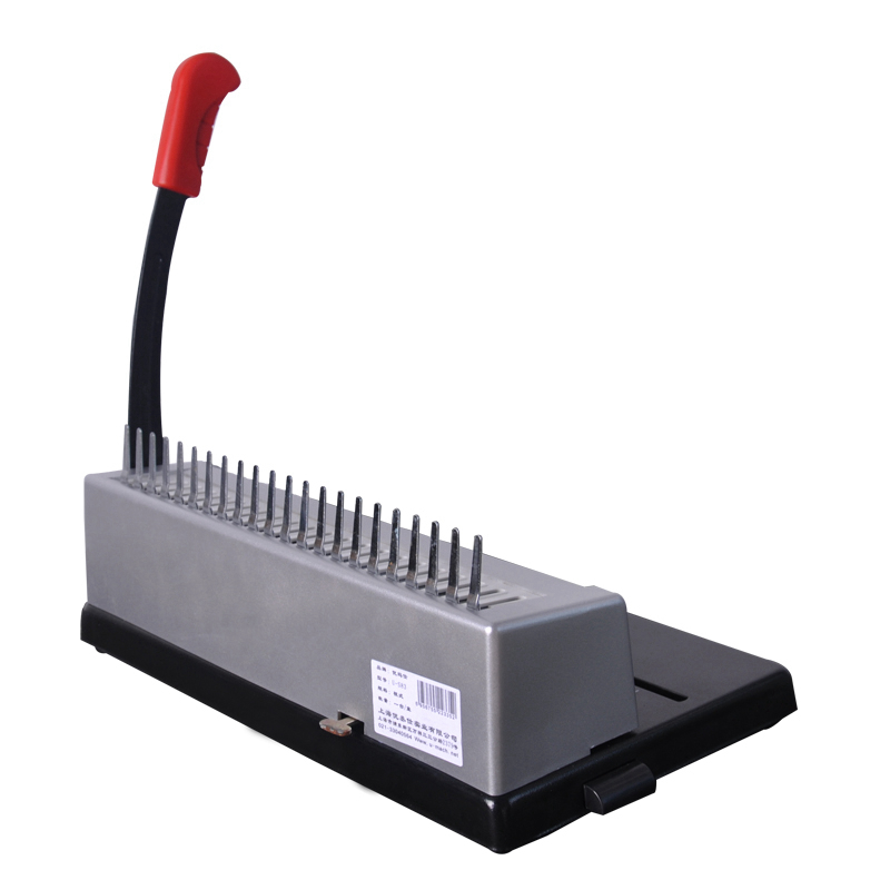 优玛仕 U-S83 梳式装订机 21孔 银黑色按（台）销售