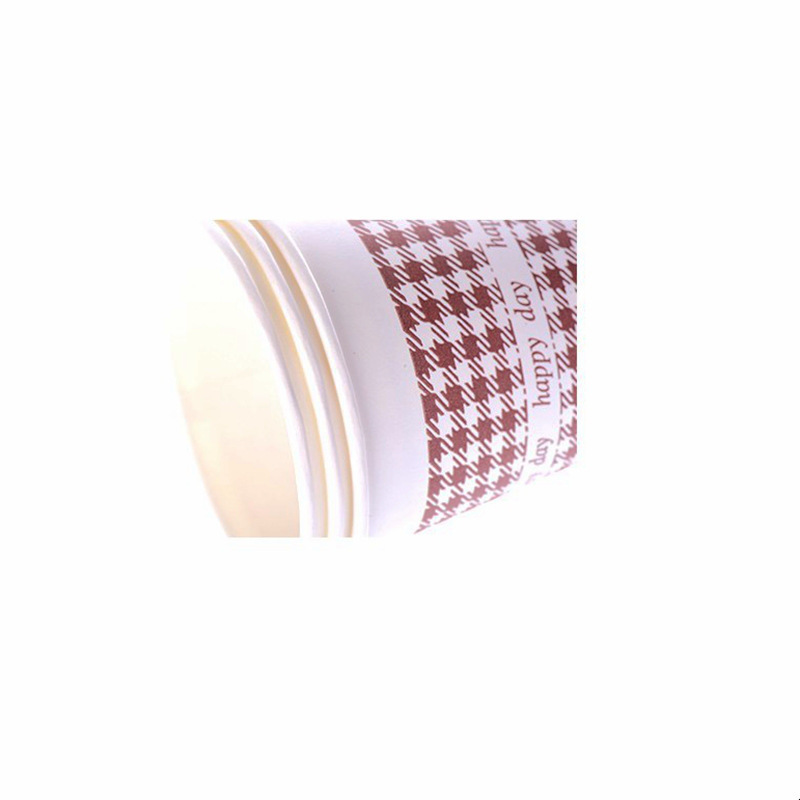 史泰博 CUP1000 冷热两用一次性纸杯 270ml /9盎司/50只/包/30包/箱 格子图案 30包/箱按（包）销售