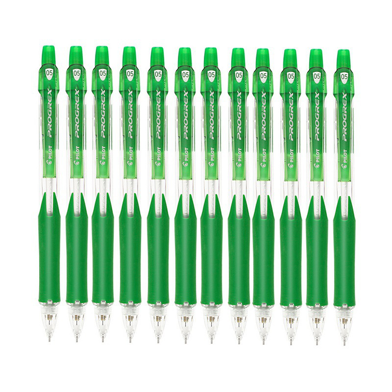 百乐 H-125C-SL-SG-BG 晶彩自动铅笔0.5 浅绿 12支/盒按支销售