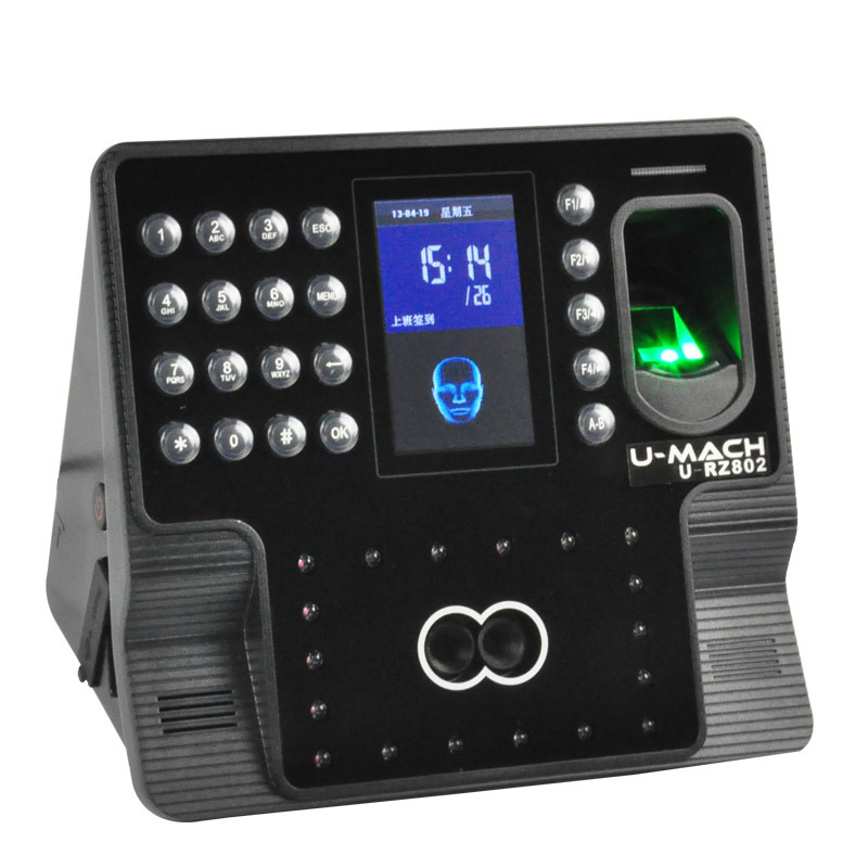 优玛仕 U-RZ802 高速U盘人脸指纹考勤机按（台）销售