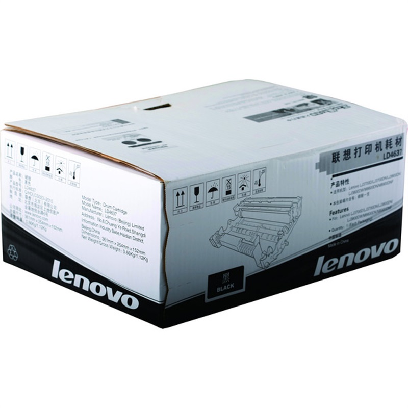 联想 LD4637 硒鼓(不含粉) 30000页 黑色 1支 适用LJ3700D/LJ3700DN/LJ3800DN/LJ3800DW/M8600DN/M8900DNF按（支）销售
