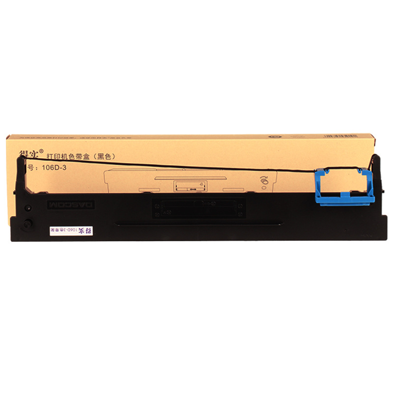 得实 106D-3 色带盒（含芯） 106列 黑色 适用DS5400H/5400HPRO按支销售