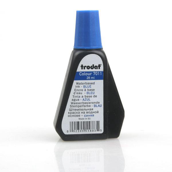 卓达 7011 回墨印印油 28ML 蓝色按（瓶）销售