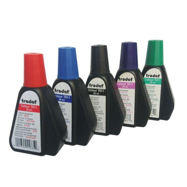 卓达 7011 回墨印印油 28ML 蓝色按（瓶）销售