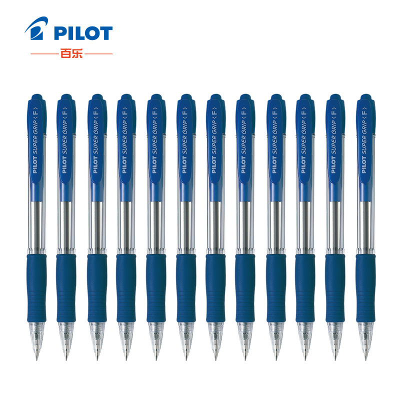 百乐 BPGP-10R-F-L-L 按制式圆珠笔 F头 蓝色按盒销售
