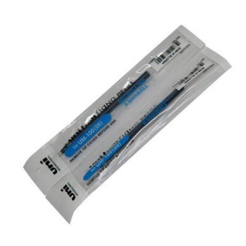 三菱 UMR-5 中性笔芯 0.5mm 适用于UM-100笔 蓝色按盒销售