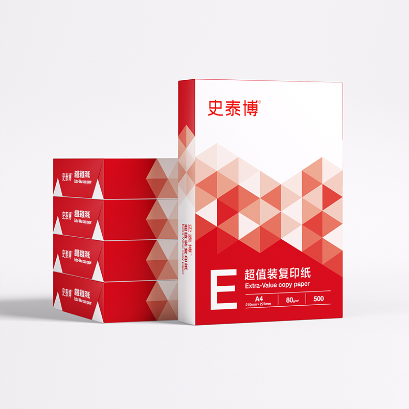 史泰博  80G  超值装复印纸 A4 白色 5包/箱按箱销售