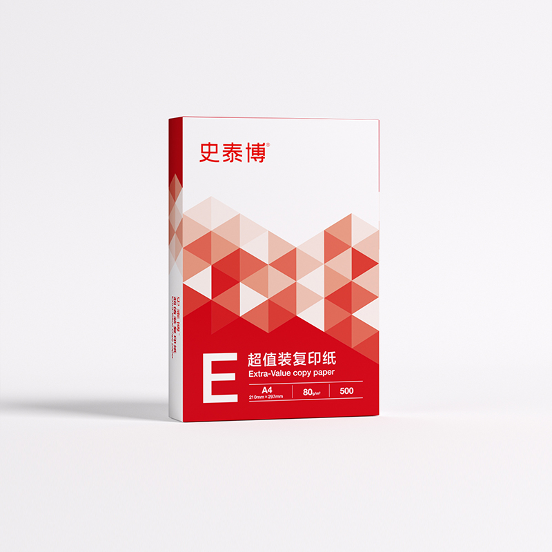 史泰博  80G  超值装复印纸 A4 白色 5包/箱按箱销售