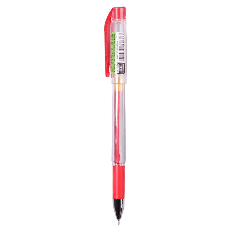 晨光 K37 插盖式中性笔 0.38mm 红色 12支/盒 替换芯MG6100按盒销售