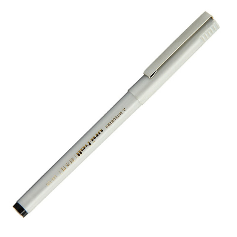 三菱 UB-125 “优丽”走珠笔 笔珠0.5mm 黑色 12支/盒按支销售