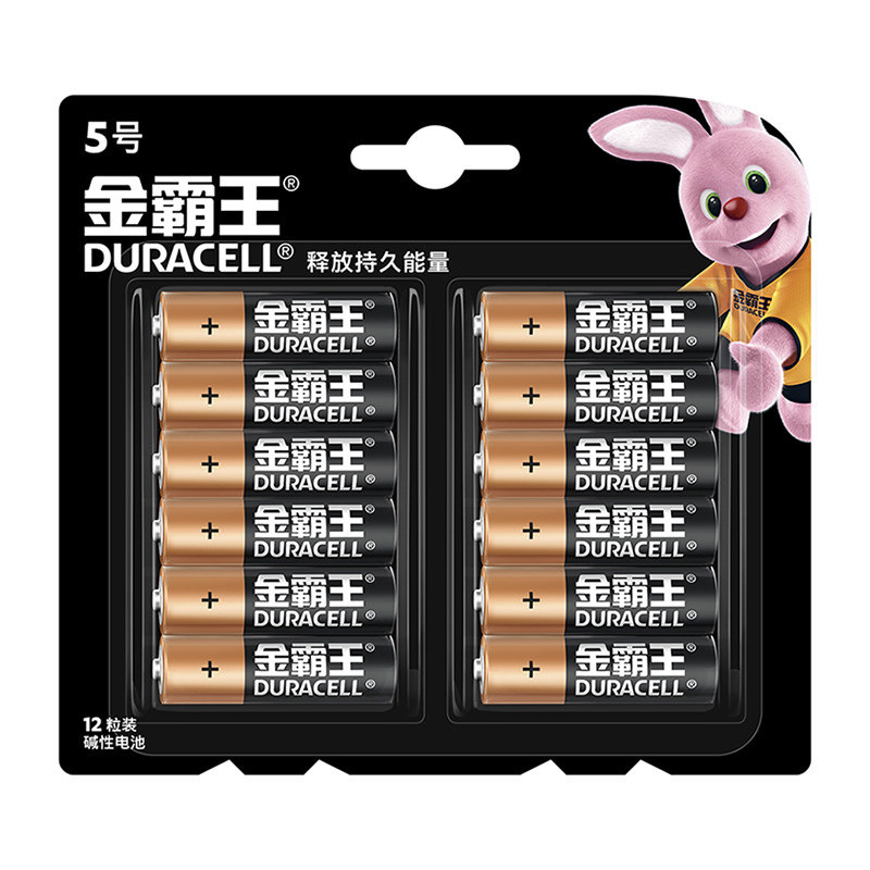 金霸王 5号 碱性电池 12粒/卡按卡销售