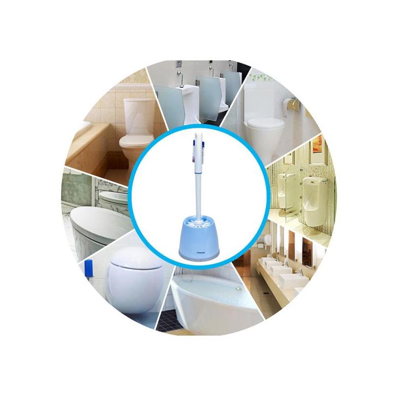 茶花 4303 座式套装马桶刷（圆型） 13.6*13.6*40按（套）销售