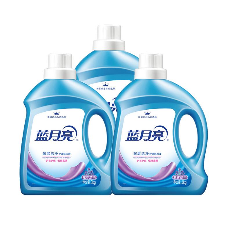 蓝月亮  深层洁净护理 薰衣草洗衣液 3kg按（瓶）销售