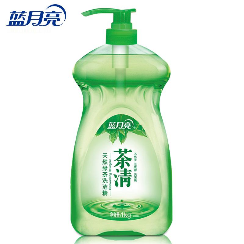 蓝月亮  茶清天然绿茶 洗洁精 1kg按（瓶）销售
