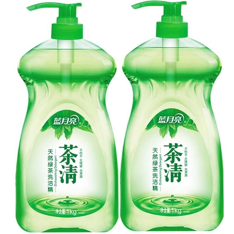蓝月亮  茶清天然绿茶 洗洁精 1kg按（瓶）销售