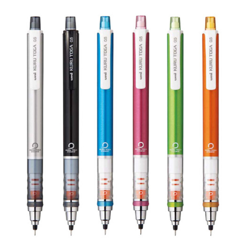 三菱 m5-450 机动自转铅笔 0.5mm 笔杆混色按支销售