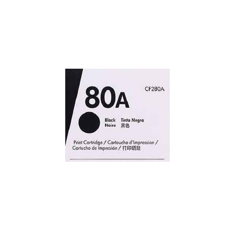 惠普 CF280A 硒鼓 80A 黑色 1支 2560页 适用Pro 400 M401/M425 MFP系列按支销售
