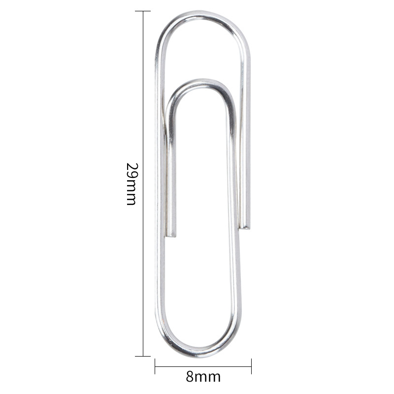 得力 0018 金属回形针 29MM 100枚/盒按包销售