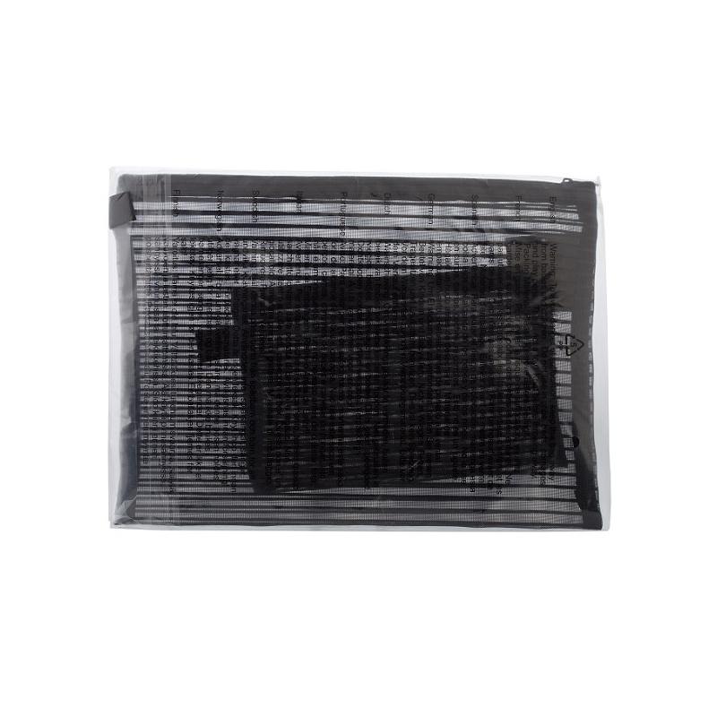 史泰博 尼龙 笔袋(1套包含1个大号和1个小号) 295*225mm 黑色 1套按套销售 史泰博 尼龙 笔袋(1套包含1个大号和1个小号) 295*225mm 黑色 1套按套销售