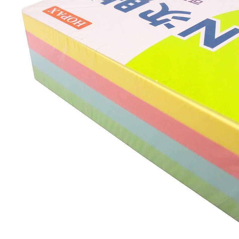N次贴 33001 便条砖 3＂×3＂绿蓝粉黄 200张/本 72本/件按包销售