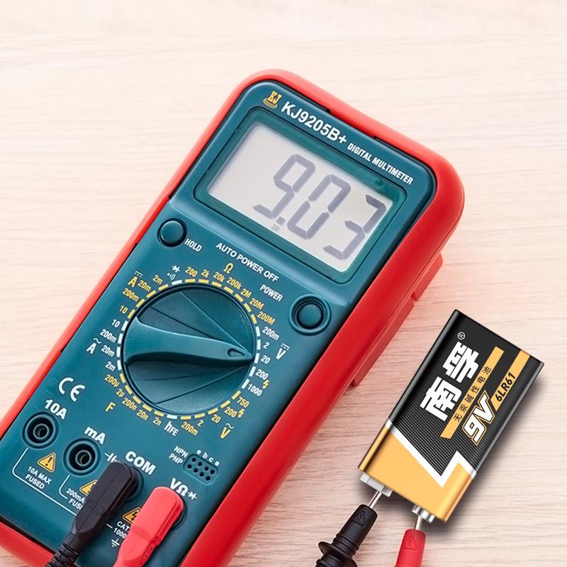 南孚 6LR61 9V 碱性干电池 1粒/卡 单节装按(卡)销售 南孚 6LR61 9V 碱性干电池 1粒/卡 单节装按(卡)销售