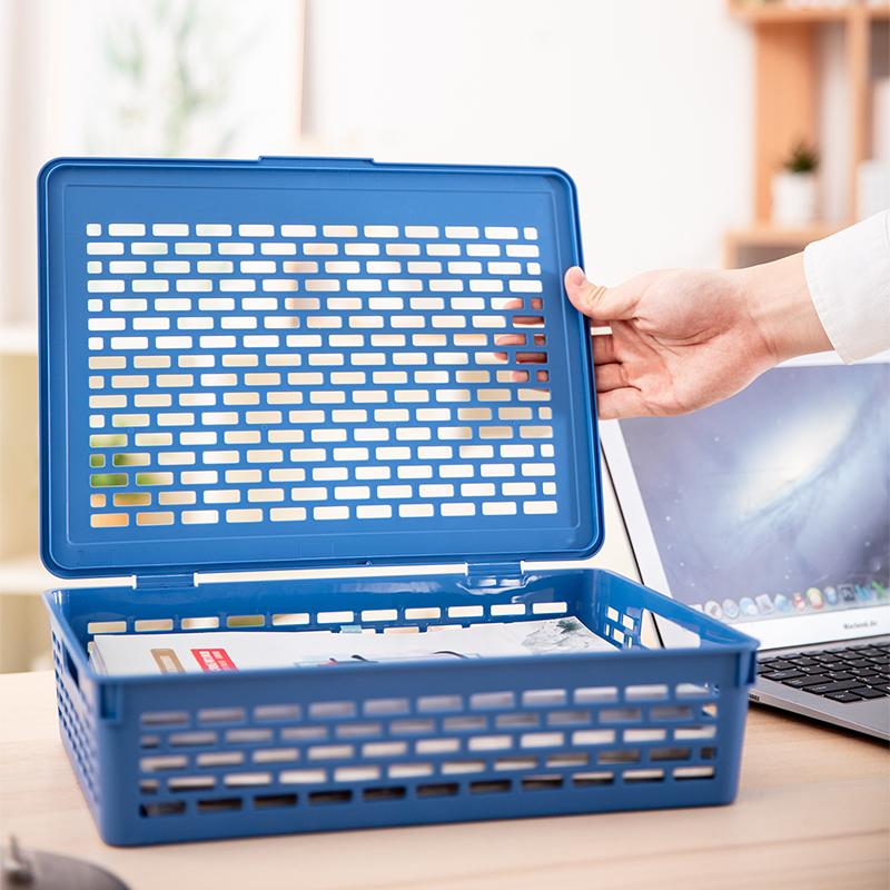 得力 923 公文篮 有盖 340*253*88mm按只销售