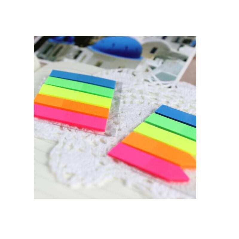 N次贴 34013 荧光标签 2＂×0.5＂ 20张/本 蓝/绿/黄/粉/橙按本销售