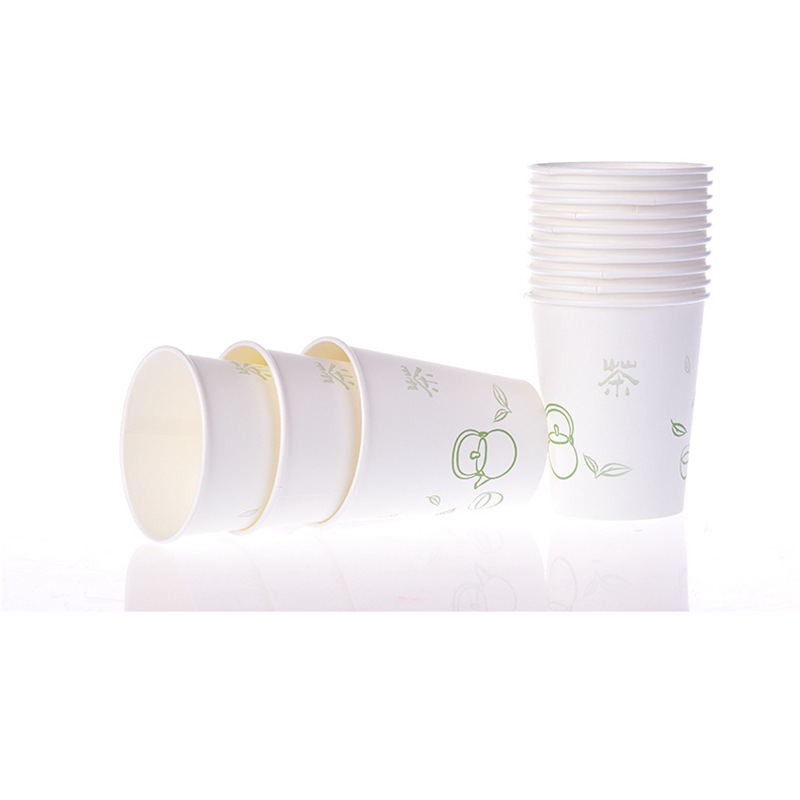 史泰博 CUP1002 茶香图案冷热两用一次性纸杯 250ml/9盎司/100只/包/10包/箱  10包/箱按（包）销售