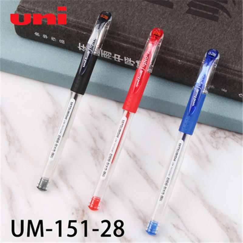 三菱 um-151 超极细嗜喱笔 0.28 黑色按盒销售